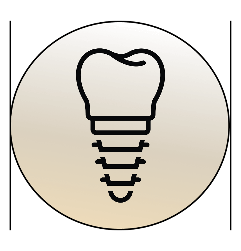 Dental implant icon asset