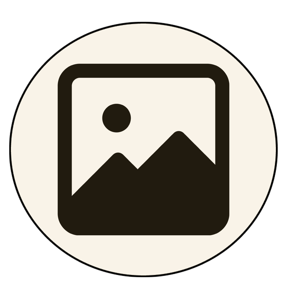 Circle frame placeholder